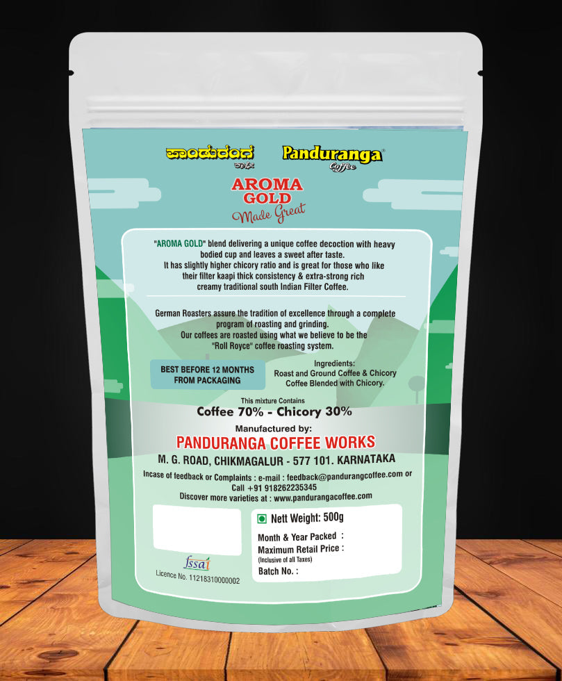 Aroma Gold Filter coffee (70% Coffee +30% Chicory)