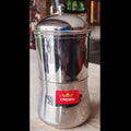 CROWN STEEL/BRASS SOUTH INDIAN COFFEE MAKER